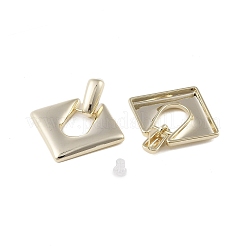 Brass Pendants Stud Earrings&nbsp;EJEW-B046-10G