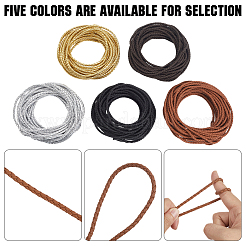 10M Round Imitation Leather Braided Cord&nbsp;WL-GF0001-32B-04