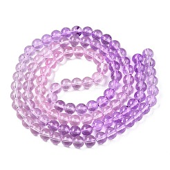 Baking Paint Transparent Glass Beads&nbsp;X-DGLA-M001-8mm-01
