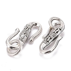 Tibetan Style Alloy Hook and S-Hook Clasps&nbsp;TIBE-I025-13AS