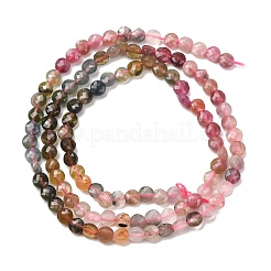 Gradient Color Natural Multicolor Tourmaline Beads Strands&nbsp;G-D110-F02-02