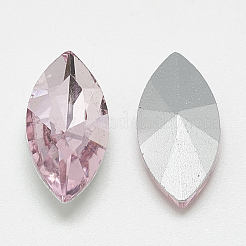 Pointed Back Glass Rhinestone Cabochons&nbsp;RGLA-T083-5x10mm-10