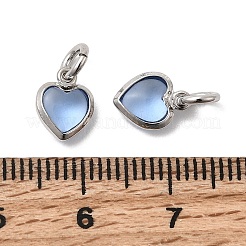 Brass Pave Cubic Zirconia Pendants&nbsp;KK-Z137-21P-07