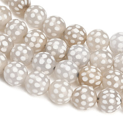 Tibetan Style dZi Beads Strands&nbsp;GG-NH0001-A04-10MM
