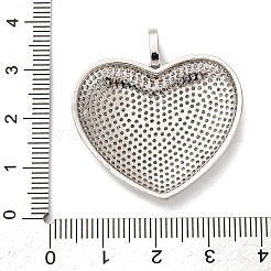 Brass Micro Pave Clear Cubic Zirconia Pendants&nbsp;KK-U076-22P