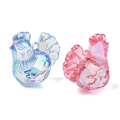 Electroplate Transparent Acrylic Pendants&nbsp;OACR-I014-30