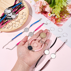20Pcs 5 Colors Faux Suede Bracelet Making&nbsp;MAK-BM0001-01