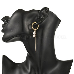202 Stainless Steel Dangle Huggie Hoop Earrings&nbsp;EJEW-JE07393