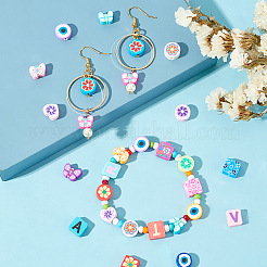 90~120Pcs 6 Style Handmade Polymer Clay Beads&nbsp;CLAY-PH0001-39