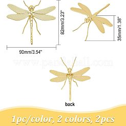 2Pcs 2 Colors Alloy Display Decoration&nbsp;OFST-CA0001-01