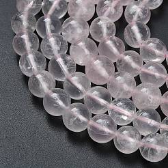 Natural Rose Quartz Beads Strands&nbsp;G-G305-A03-10mm