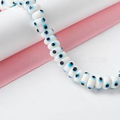 Handmade Evil Eye Lampwork Beads&nbsp;LAMP-F021-01H