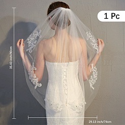 Polyester Mesh Bridal Veils&nbsp;AJEW-WH20067-069