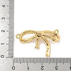 Rack Plating Brass Peg Bail Pendants Micro Pave Clear Cubic Zirconia&nbsp;KK-A214-13G