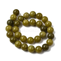 Natural Chinese Jade Beads Strands&nbsp;G-F363-12mm