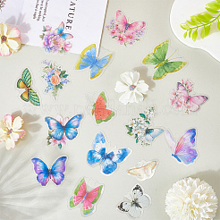 120Pcs 20 Styles PET Adhesive Waterproof Stickers Set&nbsp;STIC-SP0001-13