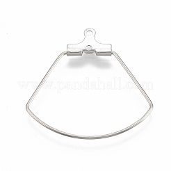 Tarnish Resistant 304 Stainless Steel Wire Pendants&nbsp;STAS-S103-03
