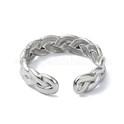 304 Stainless Steel Cuff Rings&nbsp;RJEW-M019-23P