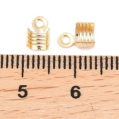 Brass Folding Crimp Ends&nbsp;KK-C163-09G