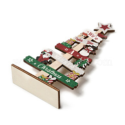 Christmas Theme Wood Display Decorations&nbsp;DJEW-G041-01B