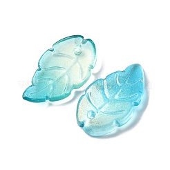 Baking Paint Glass Pendants&nbsp;X-EGLA-M027-02A-06
