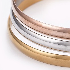Fashion 201 Stainless Steel Bangle Sets&nbsp;X-BJEW-L664-024D-M-1