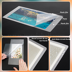 100Pcs Plastic Laminating Pouch Film Photo Protecting Sheets&nbsp;AJEW-WH0606-55D