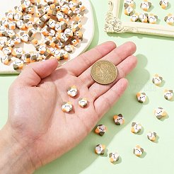 Handmade Polymer Clay Beads&nbsp;CLAY-CJ0001-78C
