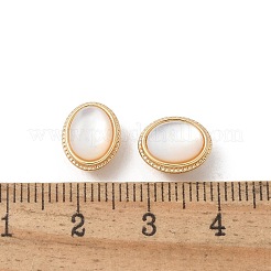 Brass Shell Beads&nbsp;KK-U052-41G