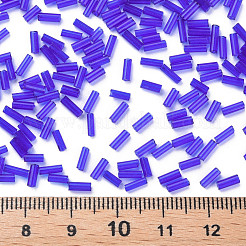 Transparent Glass Bugle Beads&nbsp;SEED-N005-001-C15