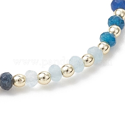 Dyed Natural Malaysia Jade & Synthetic Hematite Beaded Stretch Bracelets for Women&nbsp;BJEW-JB13069-02