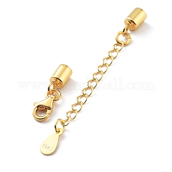 925 Sterling Silver Curb Chain Extender&nbsp;STER-G039-02A-G