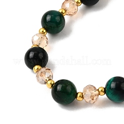 Dyed Natural Tiger Eye Beads Stretch Bracelets&nbsp;FS-WGE9EC2-03