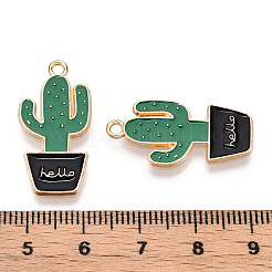Alloy Enamel Pendants&nbsp;ENAM-WH0047-28G
