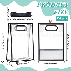 Rectangle PP Plastic Storage Tote Bags&nbsp;ABAG-WH0046-60B