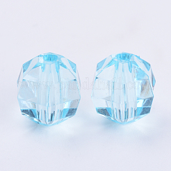 Transparent Acrylic Beads&nbsp;TACR-Q256-6mm-V38