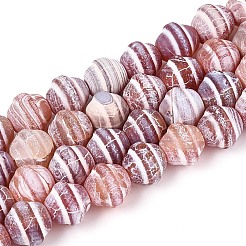 Dyed Natural Agate Beads Strands&nbsp;G-T144-27E