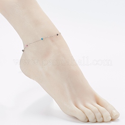 Stainless Steel Satellite Chain Anklets&nbsp;AJEW-AN00423