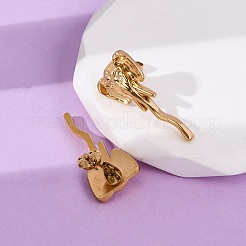 304 Stainless Steel Elephant Stud Earrings&nbsp;EJEW-A140-02G