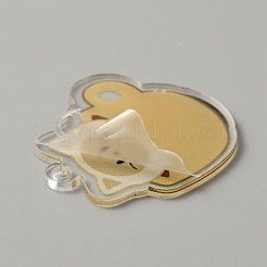 Cute Coffee Cup Cat Acrylic Pendant Keychain&nbsp;FIND-CJC0006-79E