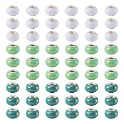 150Pcs Opaque Resin European Beads&nbsp;RESI-TA0004-76