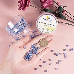 Pearlized Glass Pearl Round Beads&nbsp;HY-PH0001-6mm-015