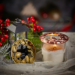 Zinc Alloy Candle Lids&nbsp;PALLOY-PH0013-61