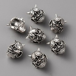 Alloy European Beads&nbsp;FIND-WH0111-140AS