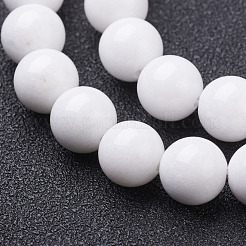 Natural Mashan Jade Round Beads Strands&nbsp;X-G-D263-8mm-XS01