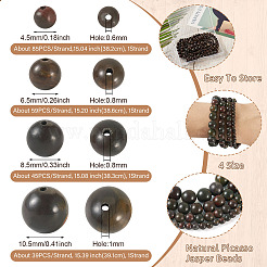 4 Strands 4 Styles Natural Polychrome Jasper & Picasso Stone & Picasso Jasper Bead Strands&nbsp;G-TA0002-16