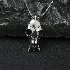 Non-Tarnish 201 Stainless Steel Pendant Necklaces&nbsp;NJEW-C034-37P