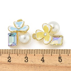 Rack Plating Alloy Enamel Pendants&nbsp;FIND-M033-02