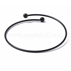 Adjustable 304 Stainless Steel Wire Cuff Bangle Making&nbsp;MAK-F286-02EB