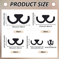 2 Bags Felt Craft Doll Mouth&nbsp;AJEW-FG0004-92